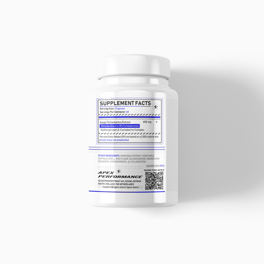 Turkesterone 10% with HPβCD - 60 V-Capsules