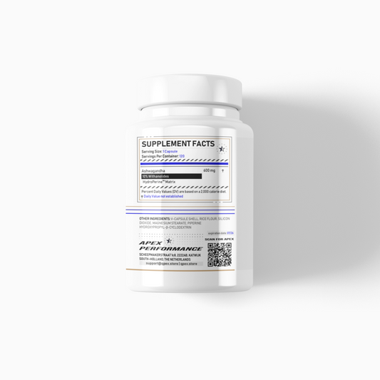 Ashwagandha 10% Withanolides with HydroPerine™ - 120 V-Capsules