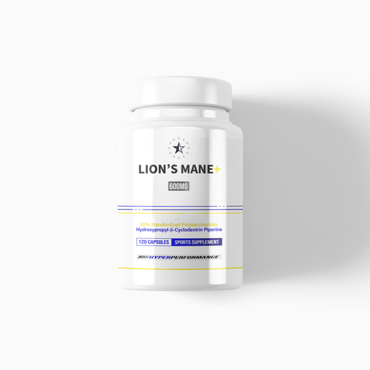 Lion's Mane+ (Hericium) 30% Polysaccharides with HydroPerine™ - 120 V-Capsules