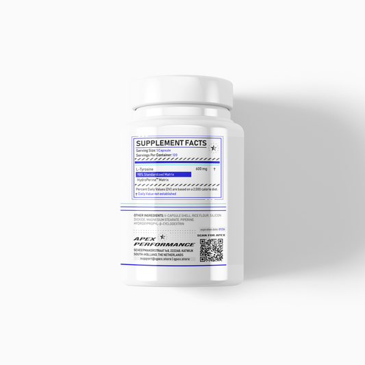 L-Tyrosine 98% with HydroPerine™ - 120 V-Capsules