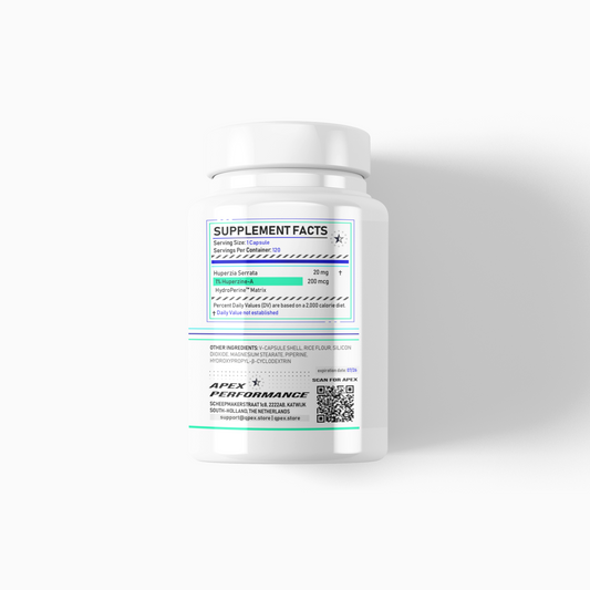 Huperzine-A (1% Huperzia Serrata) with HydroPerine™ - 120 V-Capsules
