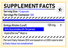 Ginkgo Biloba 6/24% with HydroPerine™ - 120 V-Capsules