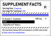 NAC (100% N-Acetyl-L-Cysteine) with HydroPerine™ - 120 V-Capsules